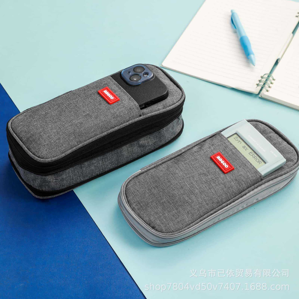 Retractable Pencil Case, Super Large Capacity, Multifunctional Stationery Box, Portable Foldable Storage Bag for Primary and Secondary School Students, Specially Designed for Exams