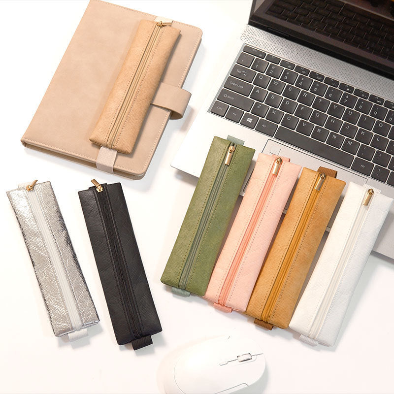 Notebook Pen Cover, Ledger Elastic Strap, Elastic Dupont Paper Pen Bag, Business Style Retro Anti-Lost Artifact
