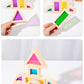Acrylic Transparent Color Light and Shadow Building Blocks Baby Creative Construction Early Education Educational Toys Children's Rainbow Building Blocks