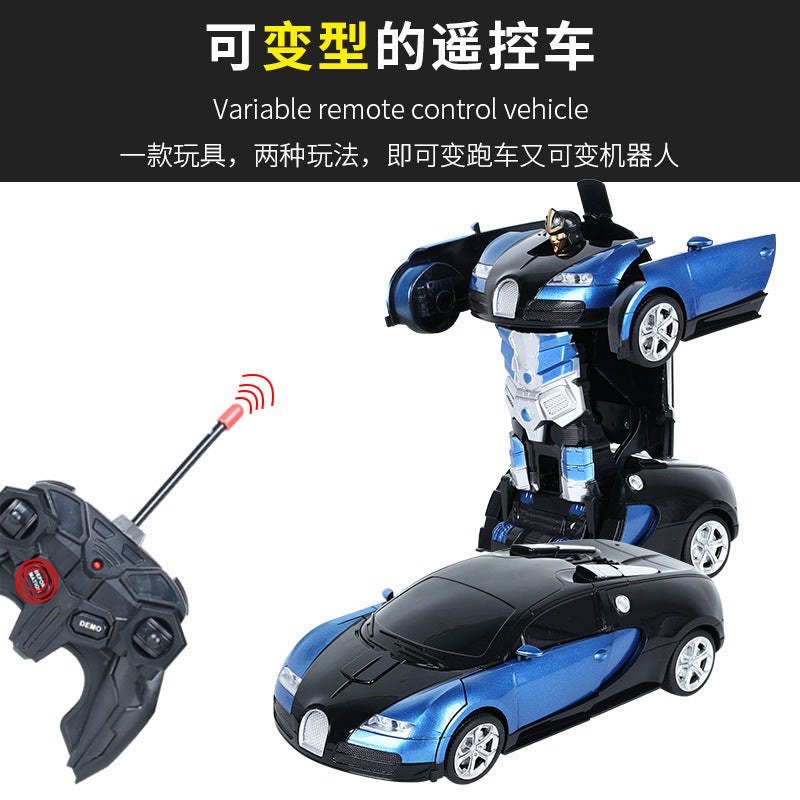 Children's deformation remote control car King Kong Bumblebee robot rechargeable electric drop-resistant children boy toy racing car