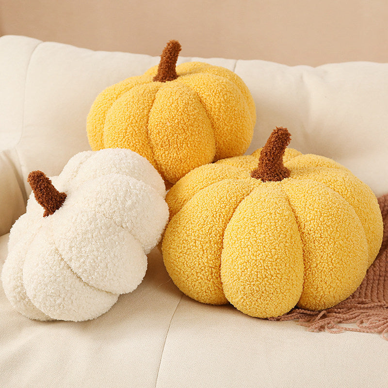 Ins Girly Heart Pumpkin Pillow Creative Special-Shaped Sofa Cushion Halloween Decoration Plush Toy Nap Pillow