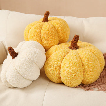 Ins Girly Heart Pumpkin Pillow Creative Special-Shaped Sofa Cushion Halloween Decoration Plush Toy Nap Pillow