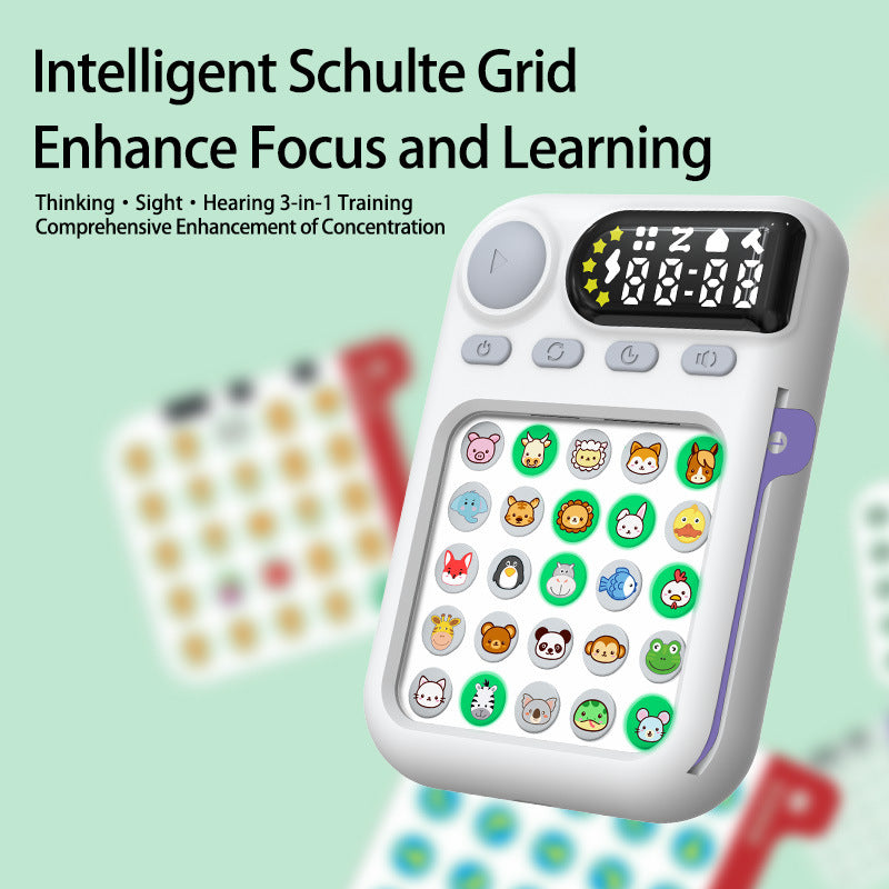 English version of Schulte tablet computer concentration training machine children's early education puzzle visual hearing students focus