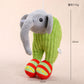 Cross-Border Ai Shanhaijing Monster Plush Toy Tungtungsahur Wooden Stick Man Pendant Doll Keychain