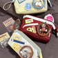 Cute Contrasting Color Stitching Pencil Case with High Appearance Value Ins Style Large Capacity Girls' Pain Bag Stationery Box Food Pencil Case for Children