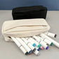 Double-Layer Large-Capacity Oxford Cloth Pencil Case Blank Pencil Case Primary School Student Pencil Case DIY Stationery Bag