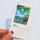 2025 calendar retro ticket stub reverse light and shadow photo ticket stub box blank ticket stub homemade light and shadow photo in stock