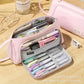 Oxford Cloth Pencil Case with Large Capacity and Multi-Layer Design, Stationery Box for Primary and Secondary School Students, High Aesthetic Value, Simple and Waterproof, Direct from the Source Factory