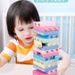 51 Pieces of Digital Colorful Jenga Building Blocks for Kidsren's Educational Jenga Wooden Adult Toys