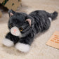 Cute Artificial Cat Doll, Lying Cat Plush Toy Doll, Kidsren's Comfort Rag Doll, Birthday Gift for Girls