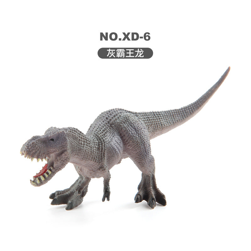 Children's Dinosaur Simulation Animal Ornaments Multiple Mini Solid Dinosaur Model Stegosaurus Spinosaurus Bull Dragon Bag Ornaments