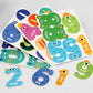 Cross-border Children's Magnetic Puzzle Refrigerator Sticker Capital Alphanumeric Animal Cognitive Magnetic Sticker Early Education Enlightenment Puzzle