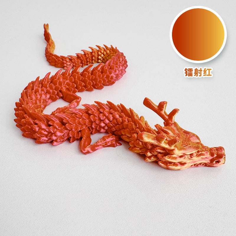 3D printing Chinese dragon dragon handicraft ornaments hand-made activities joint dragon toys cross-border manufacturers wholesale customization