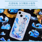 Light-Picking Bronzing Wave Handbook Stickers Natural Water Series Pet Material DIY Decorative Collage Stickers Cross-Border