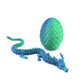 Net red explosions 3d printing dragon ornaments Chinese dragon cross-border dragon egg joint dragon toy hand gift stall wholesale