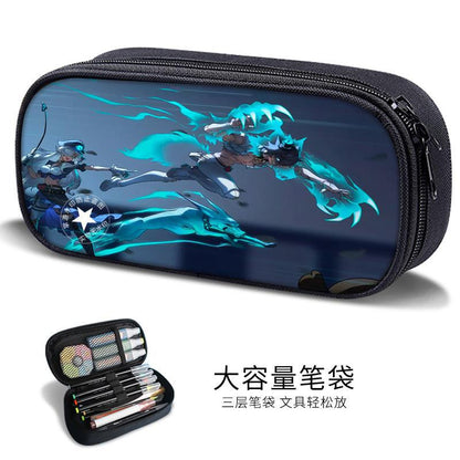 Redmond Irene Stationery Bag Eggman Party Peggy Two-Dimensional Pen Bag Boys Stationery Box Elementary School Pencil Bag
