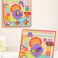 Children's Clock Teaching Aids Montessori Calendar Clock Board Children's Learning Time Clock Cognition Kindergarten Early Education Toys