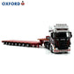Oxford Scania Multi-Axle Trailer Semi-Trailer Truck Car Model Collection Alloy Simulation Ornament 1:76