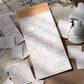Sugar poem label note book time recorder original retro literature DIY material decoration base note paper