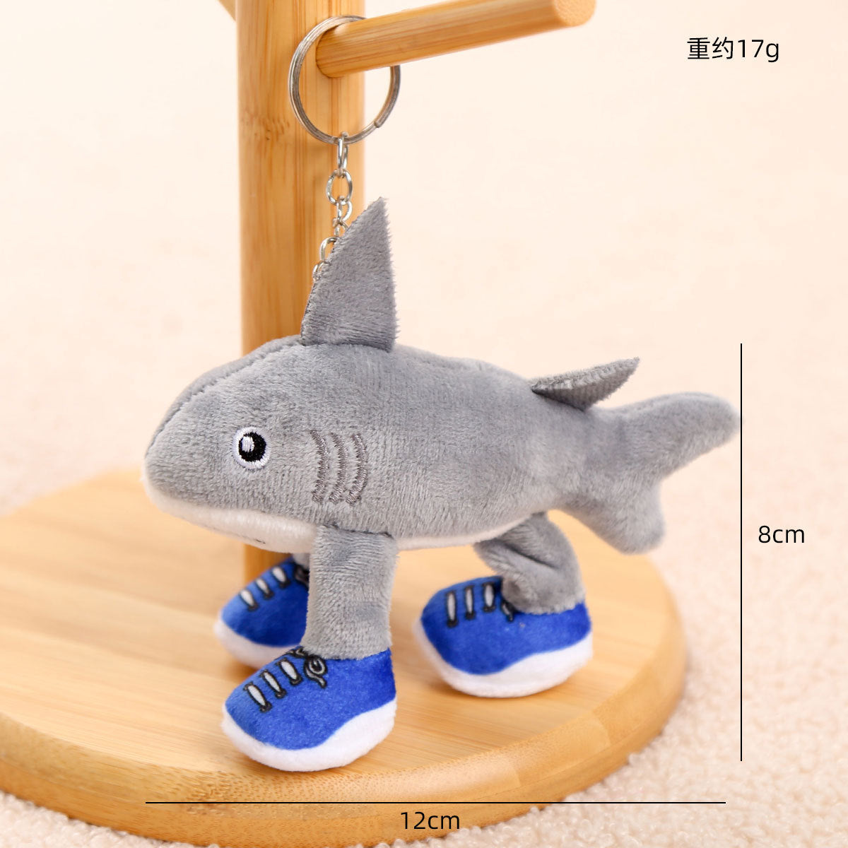 Cross-Border Ai Shanhaijing Monster Plush Toy Tungtungsahur Wooden Stick Man Pendant Doll Keychain