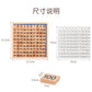Montessori Mathematics Teaching Aids 1-100 Digital Continuous Board Sorting Board Children's Educational Early Education Wooden Hundred Board Children