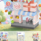 Compatible with Lego City Architecture Street View Hamburg Coffee Flower Shop Small Shop Building Blocks Children's Educational Toys Gifts