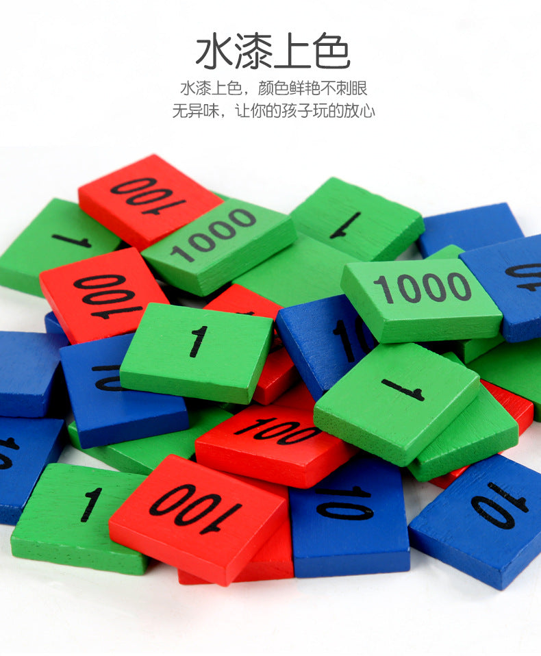 Montessori Teaching Aids Mathematics Stamp Games Kindergarten Montessori Children's Educational Early Education Wooden Toys
