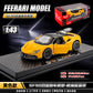 Cross-Border Popular 1:43 Three-Door Alloy Sports Car Model Kidsren's Pull-Back Toy Car Color Boxed Boy Toy Batch