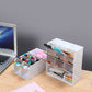 Oblique Pen Holder Desk Student Office Desktop Rack Children and Girls Stationery Storage Box Multifunctional Decoration Pen Holder