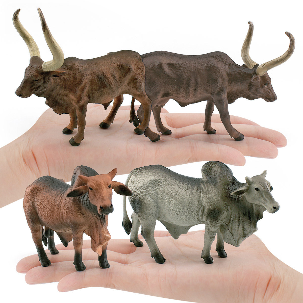 Cross-border simulation Texas Longhorn Watu West cow tumor cow charolai cow goer river buffalo model