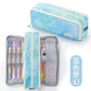 Oxford Cloth Pencil Case with Large Capacity and Multi-Layer Design, Stationery Box for Primary and Secondary School Students, High Aesthetic Value, Simple and Waterproof, Direct from the Source Factory