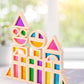 Acrylic Transparent Color Light and Shadow Building Blocks Baby Creative Construction Early Education Educational Toys Children's Rainbow Building Blocks