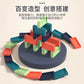 Cross-border dominoes trembles with educational children's automatic licensing electric sound and light train toys