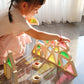 Acrylic Transparent Color Light and Shadow Building Blocks Baby Creative Construction Early Education Educational Toys Children's Rainbow Building Blocks