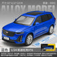 Cross-border foreign trade Black Mamba H2693 boxed 1/24 scale authentic Cadillac XT6 simulation sound and light pull-back alloy car