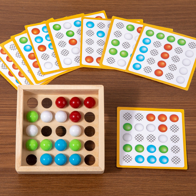 Children's early education finger ball game concentration logical thinking fine motor training beneficial intelligence wooden toys