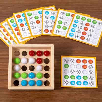 Children's early education finger ball game concentration logical thinking fine motor training beneficial intelligence wooden toys