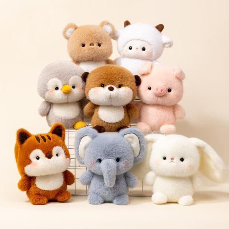 Cute Cartoon Table Companion Plush Toy Internet Celebrity Companion Learning Partner Small Doll Claw Machine Doll Gift Batch