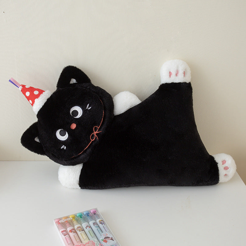 Cross-Border New Puppy Pillow, Kitten Plush Toy, Cute Dog Doll, Nap Pillow, Sofa Pillow, Batch Goods