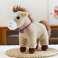 Cute and Adorable Plush Toy Pony Doll, Realistic Standing Pony Stuffed Toy, Little Pony Plushie