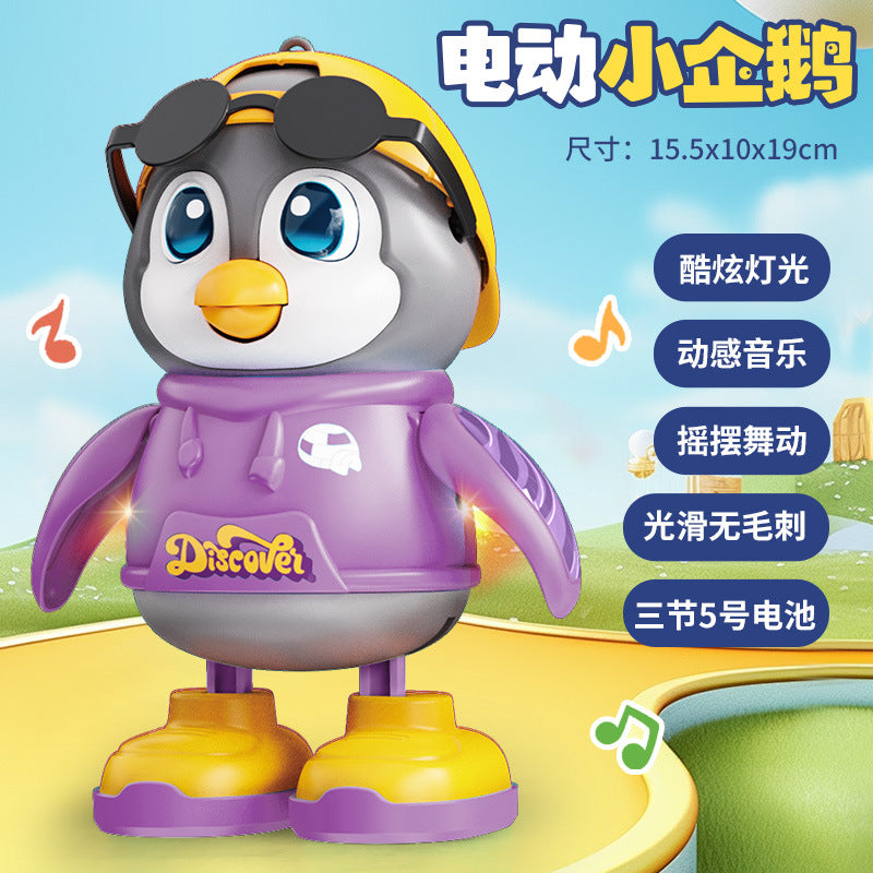 Shake Tone Swing Penguin Baby Electric Toys Educational Singing and Dancing Light Concert Factory Direct Sales