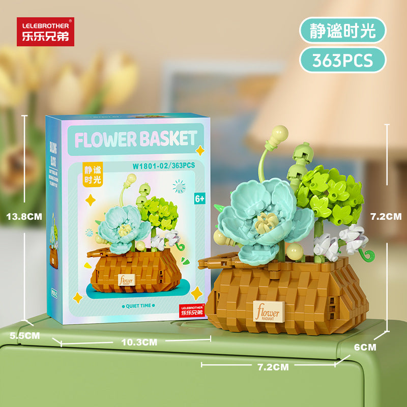 Building Blocks Compatible with Assembling Small Boxed Children's Educational Toys, Building Blocks with Small Particles and Micro Particles, Wholesale
