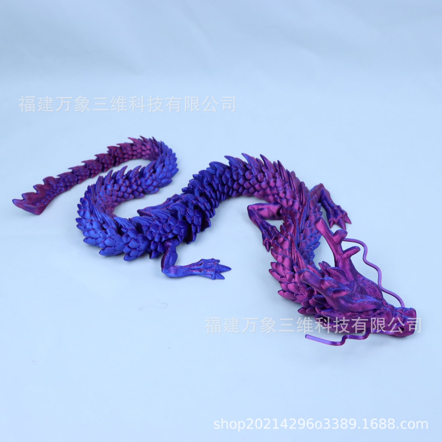 Net red explosions 3d printing dragon ornaments Chinese dragon cross-border dragon egg joint dragon toy hand gift stall wholesale