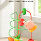 Children's Early Education Second-Line and Third-Line Bead Puzzle Beaded Hand-Eye Coordination Animal Maze Track Trailer Wooden Toy