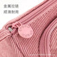 Corduroy Simple Large-Capacity Pencil Bag for Junior High School Students Small Fresh Canvas Pencil Bag Multi-Functional Storage Stationery Bag