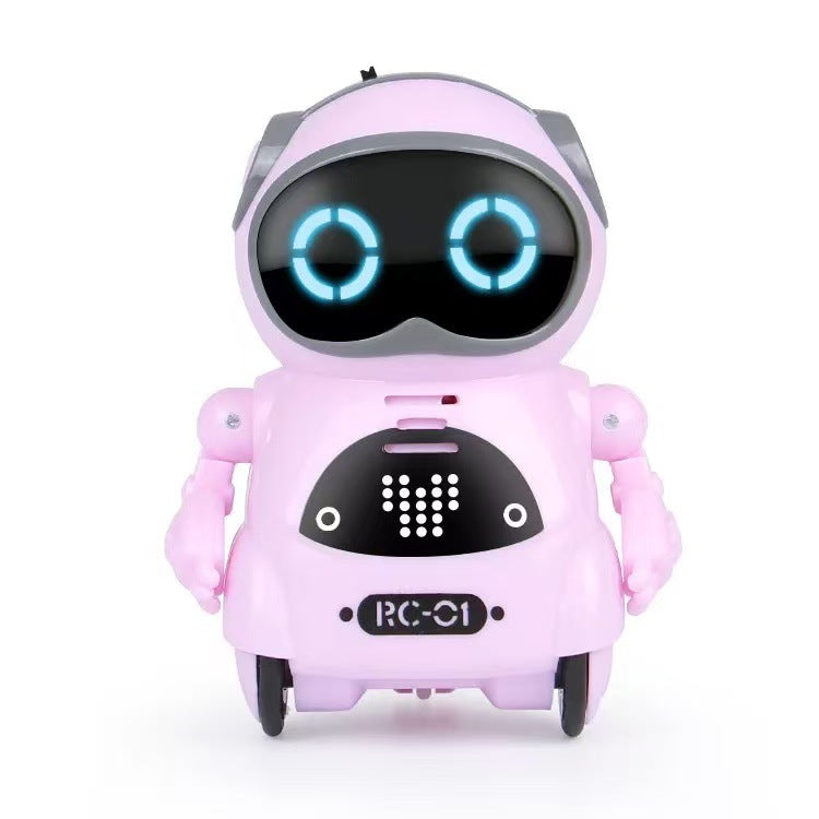 Cross-Border Pocket Xiaobao Children's Electric Multifunctional Voice Intelligent Mini Pocket Robot English Version