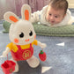 Shake the sound Net Red will sing and dance robot small lucky rabbit toy electric swing children's toy early education stall goods