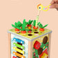 Children's Educational Bead Toys Kindergarten Students Early Education Matching Montessori Teaching Aids Shape Cognitive Beaded Treasure Box