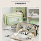 Flip-Top Pencil Case Ins Style High School Student New Style Pencil Case for Girls Male Large Capacity Stain-Resistant Simple Stationery Box
