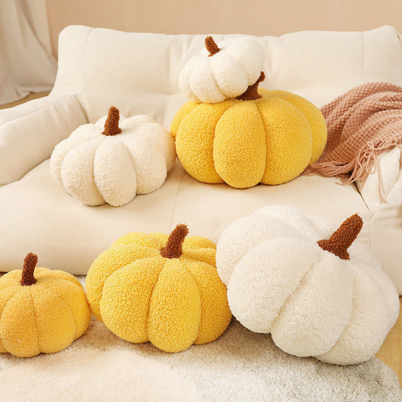 Ins Girly Heart Pumpkin Pillow Creative Special-Shaped Sofa Cushion Halloween Decoration Plush Toy Nap Pillow